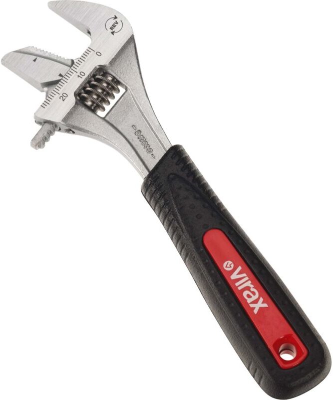 Schraubenschlüssel 162mm mit umkehrbaren Backen - Virax
