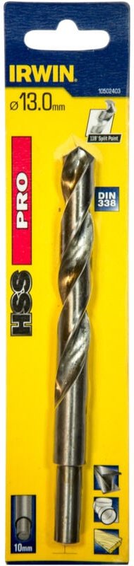 Metallbohrer hss 13,0x151x101mm SB10 - Irwin