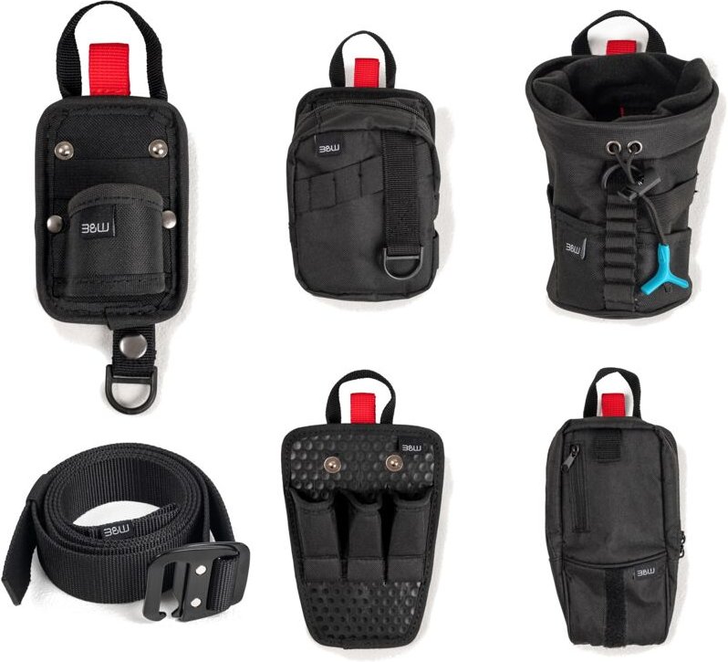 B+w - b&w tool.modul Erweiterungs-Set 6-teilig Gürtel, Reißverschlusstasche