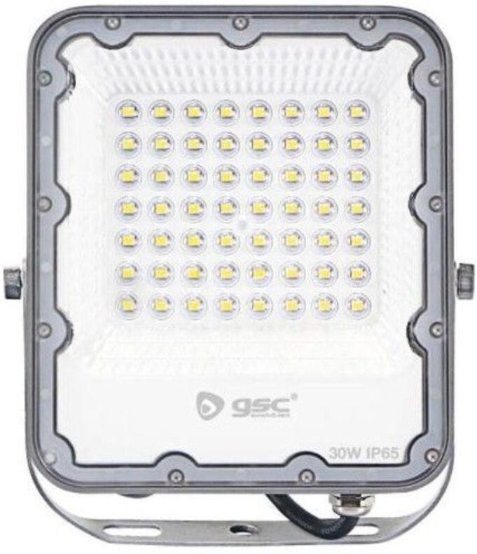 202600038 Aluminiumprojektor 50W 6500K IP65 Grau - GSC
