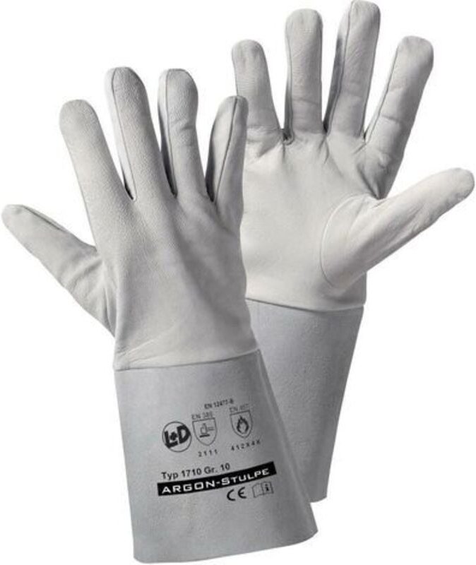 Ldworky - Leipold Doehle ARGON-Stulpe 1710 Nappaleder Arbeitshandschuh Größe (Handschuhe): 10, xl en 12477-B,