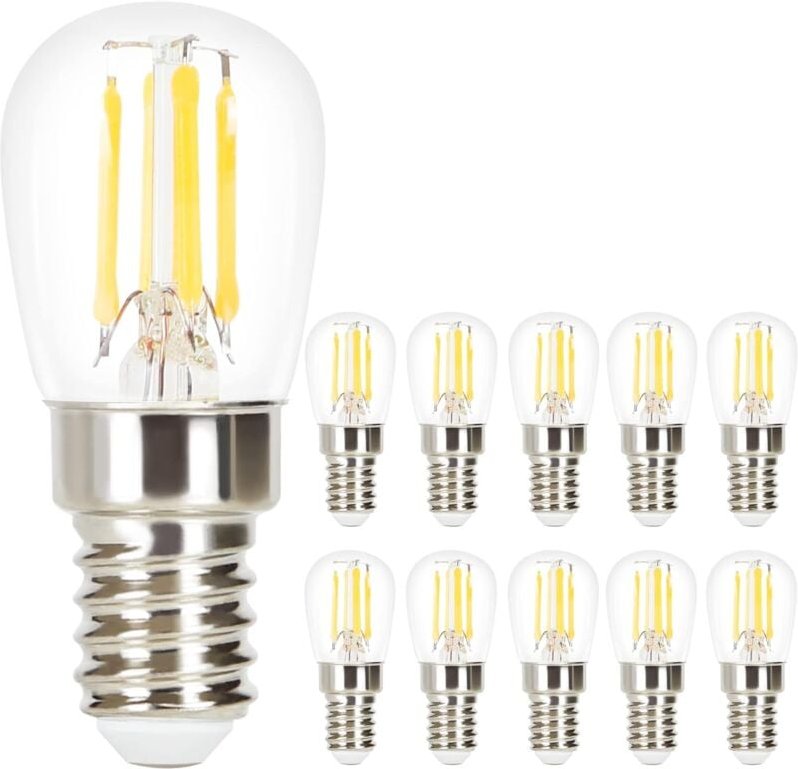 Gbly - 10er pack led E14 Glühbirne: ST25 Warmweiss Lampe Vintage Leuchtmittel 4W 2700K Edison Glühlampe Retro Filament B...