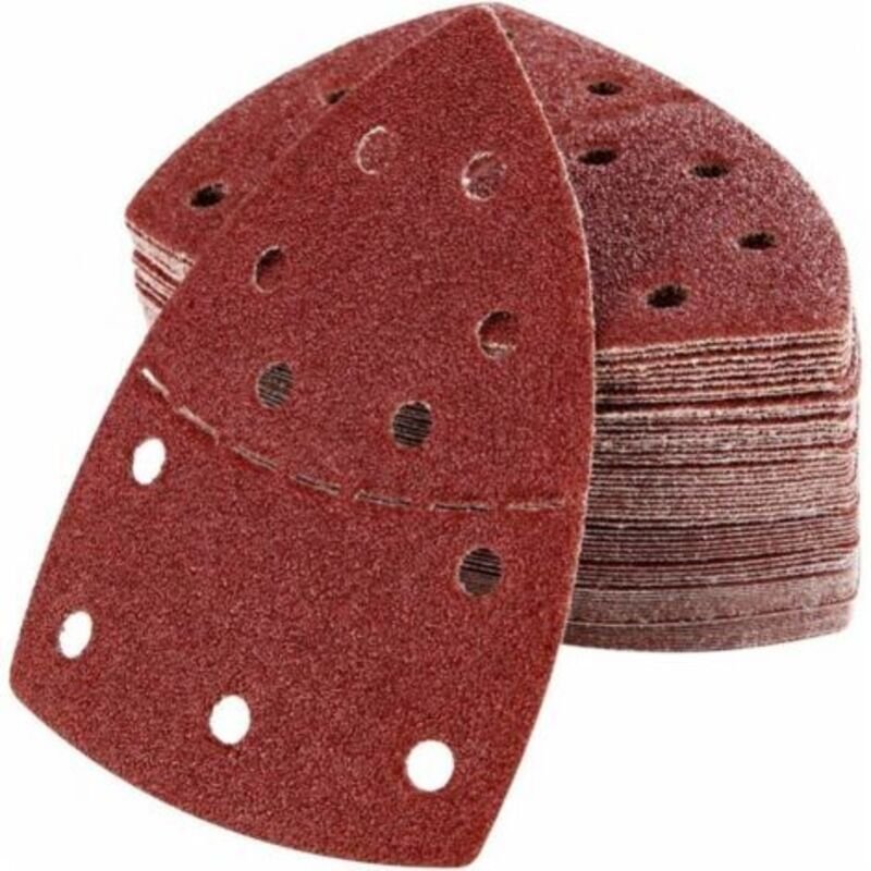 60 Stück Schleifdreiecke, Schleifpapier für Bosch PSM 100A, PSM 160, PSM 200 AES, PSM 18, PDA 180, PSM 160 A/PSM 80/PRIO...