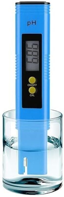 PH Meter für Wasser Hydroponik Digital PH Tester Stift 0.01 Hohe Genauigkeit Taschengröße mit 0-14 PH Messbereich für Ha...
