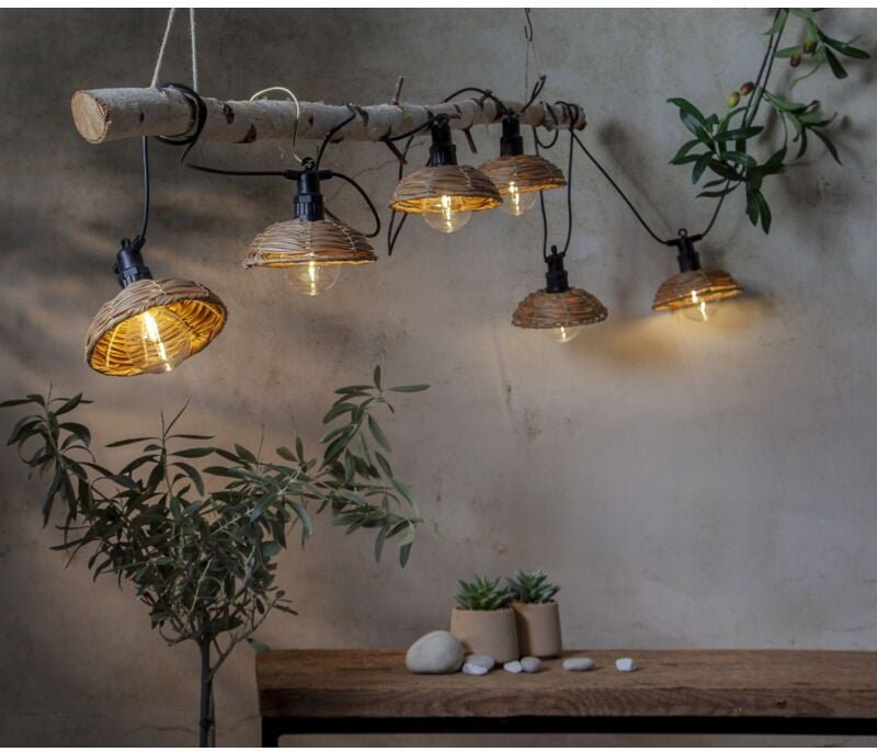 Star - LED-Lichterkette 'Cesta Light', 6-tlg., 6 ww led