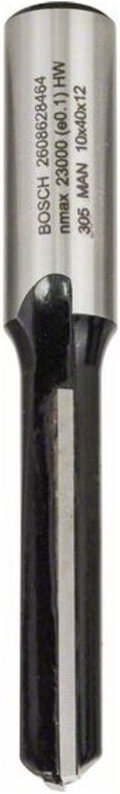 Nutfräser Standard for Wood, 12 mm, D1 10 mm, l 40 mm, g 81 mm - Bosch
