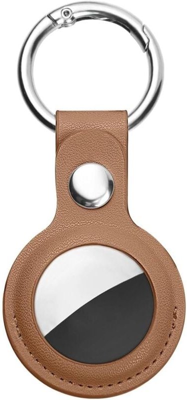 Sollbry - Leder-Schutzhüllen, AirTag-Schlüsselanhänger, tragbare, kratzfeste Hülle für AirTags, AirTag-Schlüsselfinder-S...