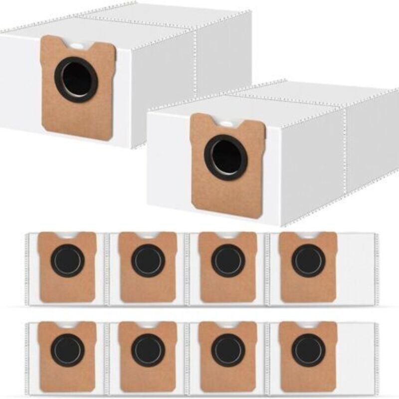 10 Staubbeutel für Eufy Omni C20/C10 Roboterstaubsauger, 3,1 L großes Fassungsvermögen, Einwegzubehör