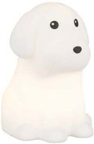 Nachtlicht Beistelllampe Dekolampe Weiß RGB Hund Farbwechsler Touch LED H 15,5cm