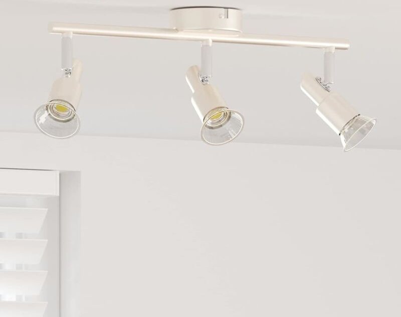 Deckenstrahler Gebürstetes Nickel 39 x 10.5 x 10.5 cm Stahl vidaXL