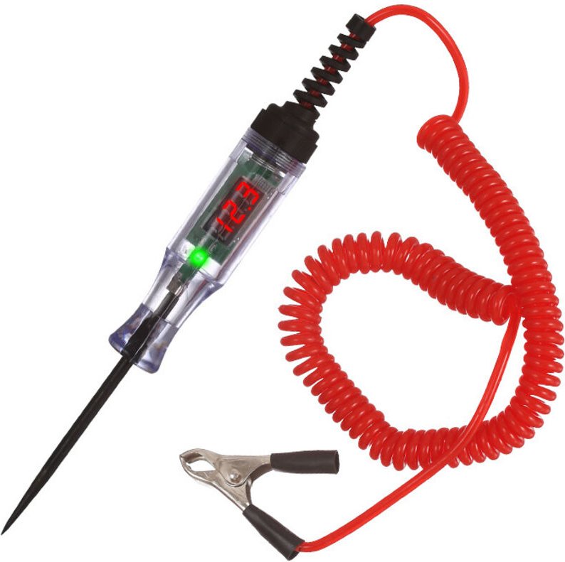 Stück 5–120 V Kfz-Stromkreistester mit Voltmeter, Hochleistungs-LED-Hintergrundbeleuchtungs-Display-Prüflampe, bidirekti...