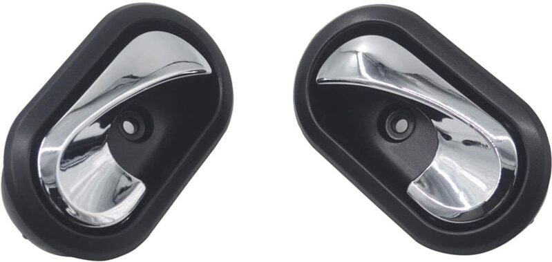 Aougo - 2 Stück Auto-Innentürgriffe 8200733848, 8200733847 Links- und Rechts-Innentürknauf für R-enault Logan Duster 201...