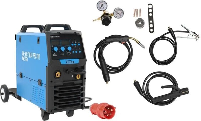 Thumbnail - Güde Universal Schweißgerät Uni-Mig 270 AS-Pro MIG MAG WIG Elektroschweißgerät