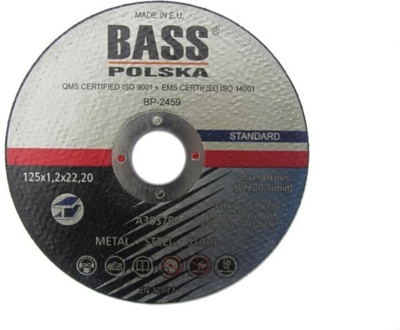 Metalltrennscheibe 125 mm x 1,2 mm x 22,2 mm