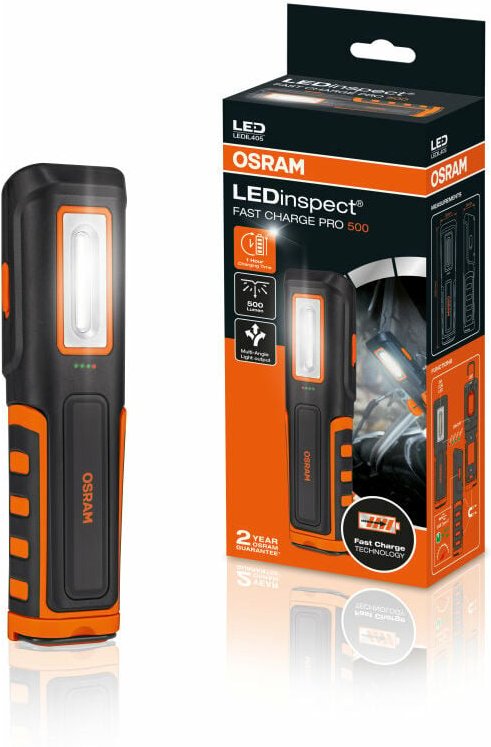 Thumbnail - Osram LED Inspektionslampe FAST CHARGE PRO500 Akku, Haken