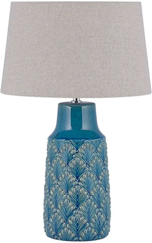 Tischlampe THAYA Keramik Blau