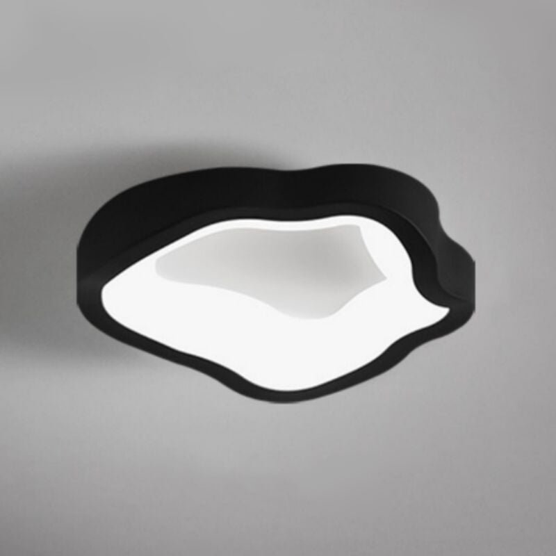 Wottes - led Modern Deckenlampe Schwarz Deckenleuchte Kreative Deckenleuchten für Schlafzimmer Büro Küche Balkon - Kaltw...