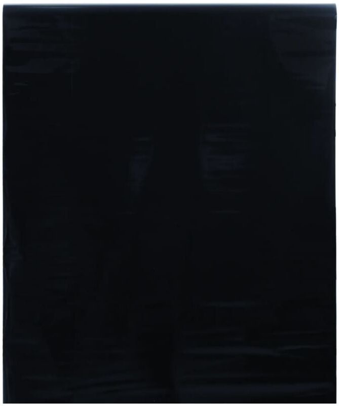 Fensterfolie Fenster Folie Sichtschutzfolie Statisch Matt Schwarz PVC vidaXL