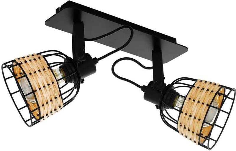 2er Spot Anwick 1 natur 48 x 14 cm E27, max. 60 w Spots - Eglo