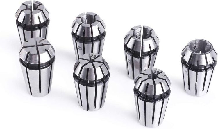 Thumbnail - ER11 Spannzangensatz für CNC-Gravierdrehmaschine, 7-teilig, 1,0–7,0 mm