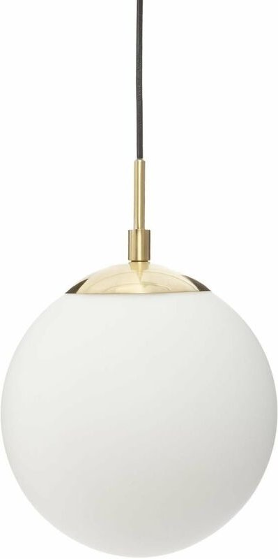 Hängeleuchte, Kugel, Weiß, Durchmesser 20 cm Atmosphera