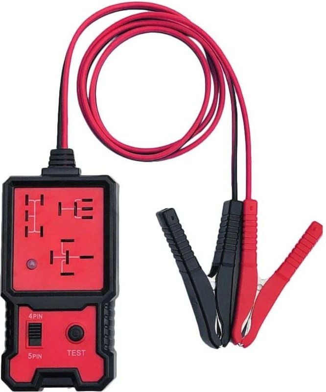 Thumbnail - Osqi - Elektronischer Relaistester, 12-V-Autobatterieprüfer mit Clips, Auto-Relais-Diagnosetool