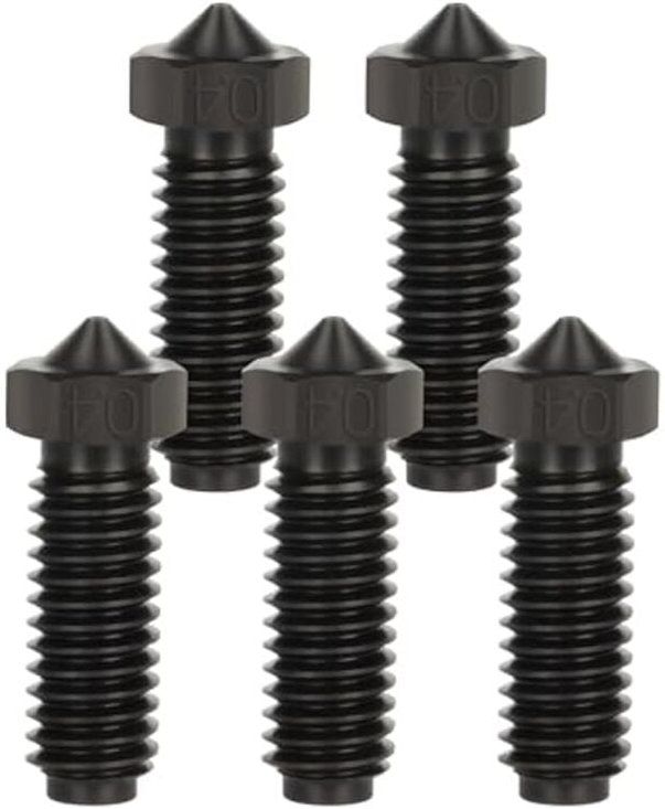 Stück Düsen aus gehärtetem Stahl für 2, 3D-Drucker Extruder Hotend Düsensätze 0,4 mm