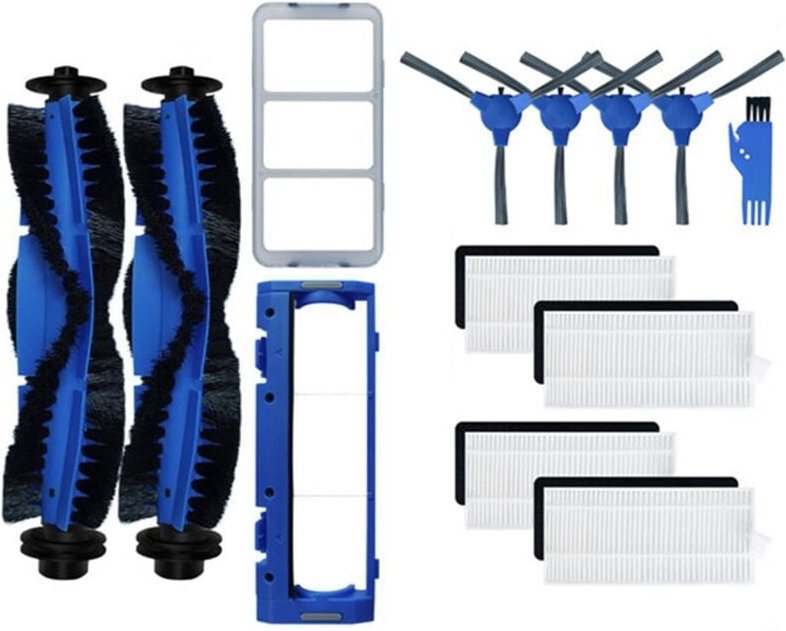 Ersatzteil-Set für Robovac 11S 25C 30 30C 35C 12 15T 15C Slim Roboter-Staubsauger, Hauptseitenbürste, Hepa-Filter