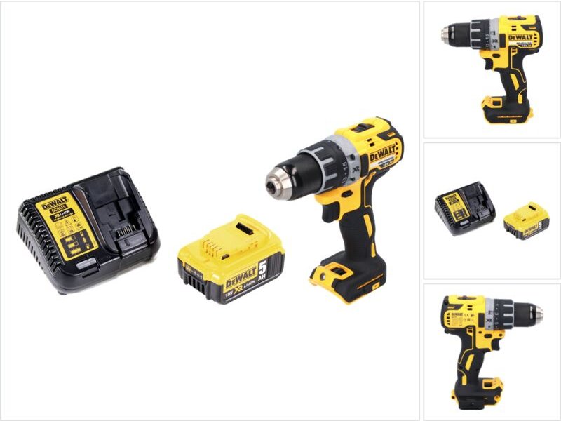 Dcd 791 P1 Akku Bohrschrauber 18 v 70 Nm Brushless + 1x Akku 5,0 Ah + Ladegerät - Dewalt