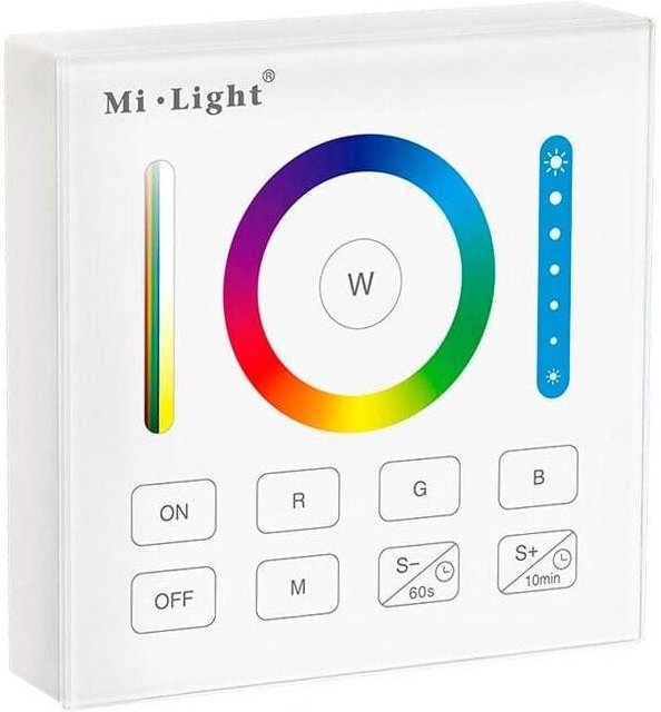 Thumbnail - RGB+CCT-Touch-Bedienfeld - 1 Zone - rf 2.4GHz - Weiß - Milight