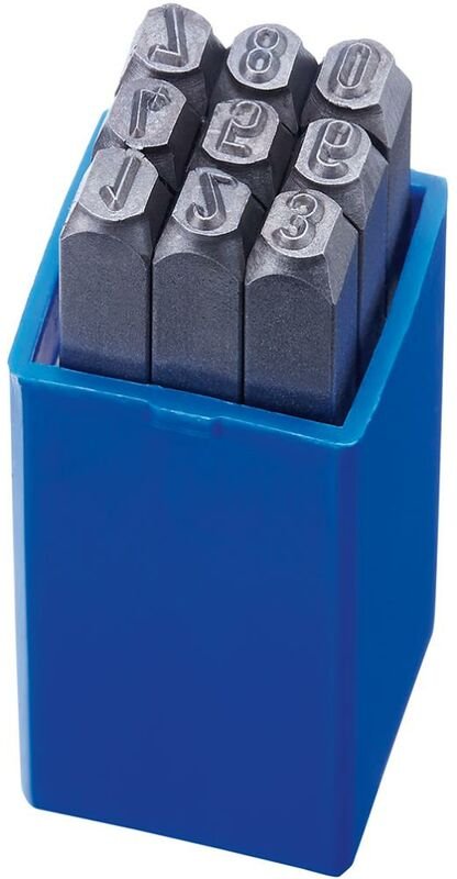 Schlagzahlensatz 2mm Schrifthöhe - Format