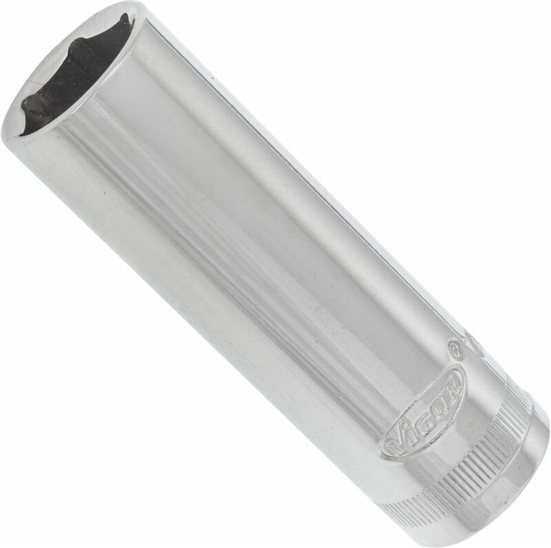 Vigor - Sechskant Steckschlüsseleinsatz ∙ lang ∙ V2588N ∙ 1/2 Zoll (12,5 mm) Vierkant hohl ∙ Außen Sechskant Profil ∙ sw...