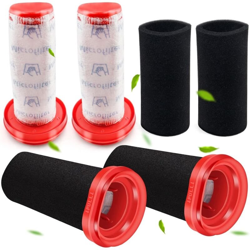4er-Pack Ersatzfilter für den kabellosen Staubsauger Bosch Flexxo Serie 4 25,2 V/21,6 v BBH32101 BBH3Z0025 BBH3PETGB BBH...
