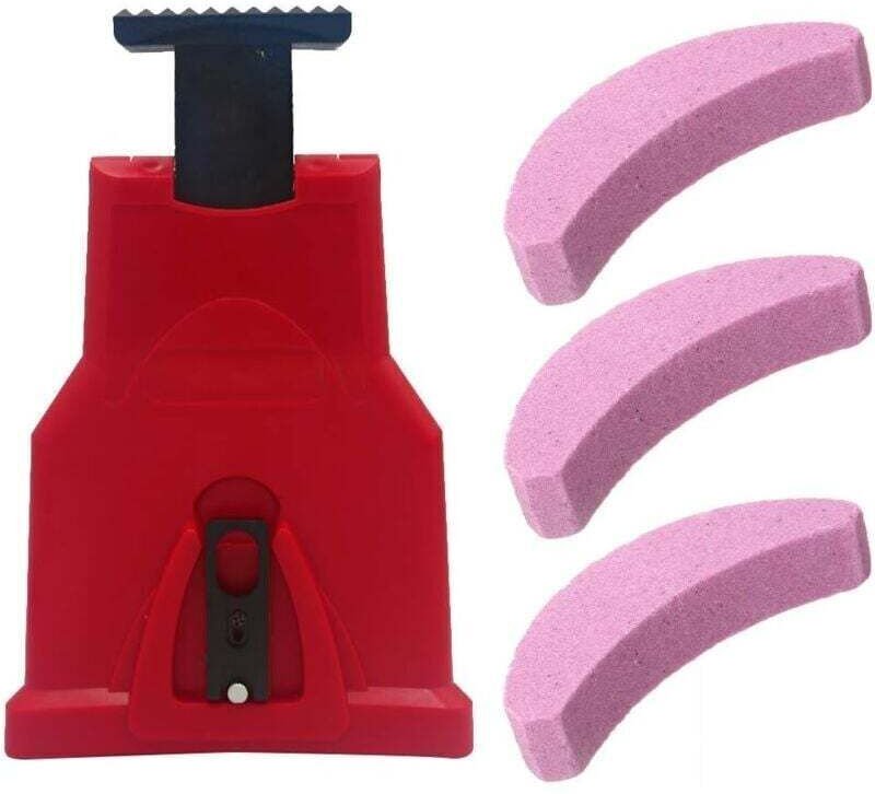 Kettensägen-Kettenschärfer-Set mit 3 Schärfsteinen, Kettensägen-Kettenschärfset, Kettensägen-Kettenschärfer, Kettensägen...