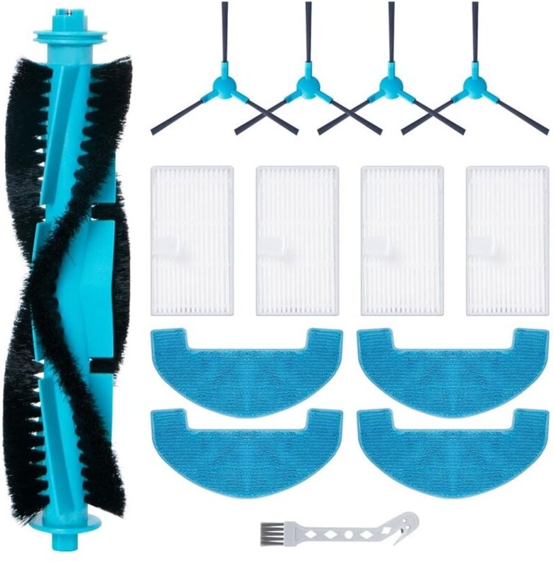 Für D10 Roboterstaubsauger Hauptseitenbürste