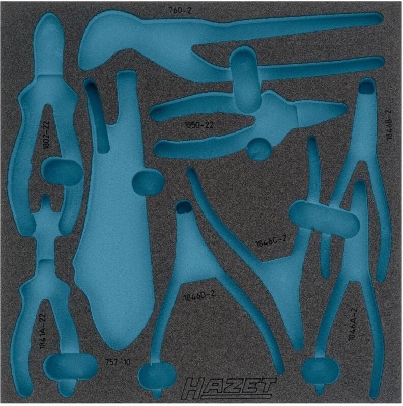 Thumbnail - 2-Komponenten Weichschaum-Einlage für Art.Nr. 342, 344 mm x 342 mm, Art.Nr. 163-424L - Hazet