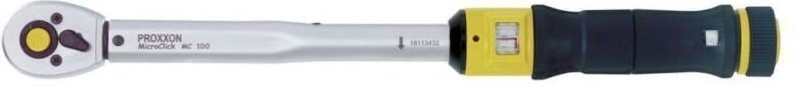 Proxxon - MicroClick-Drehmomentschlüssel mc 100, 20 - 100 Nm, 3/8' - 23351