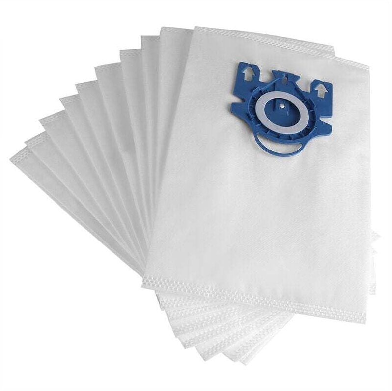 10 Stück Stofffilterbeutel geeignet für deutschen Miele HyClean C1C3 gn 4 Point 5L Staubsauger Staubbeutel Müllbeutel - ...