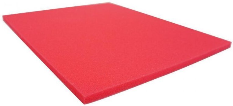 schaumplatte luftfilter artein rot für motorrad roller zum