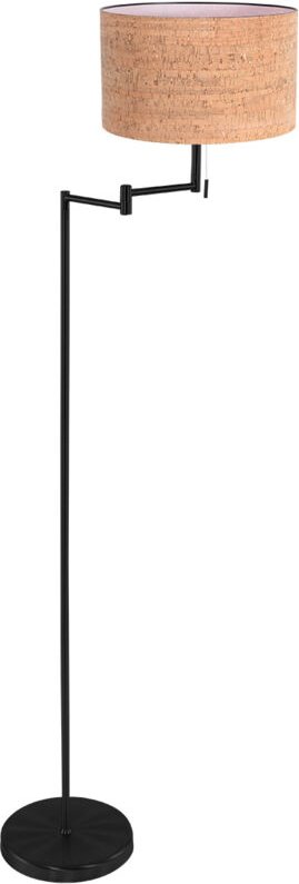 Mexlite - stehlampe - Bella - natürlich schwarz - metall textil -