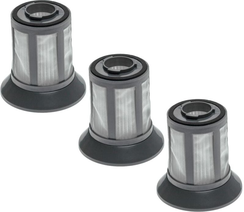 Filterset 3x Staubsaugerfilter kompatibel mit Clatronic Eco-Cyclon bs 1293, bs 1304 Staubsauger - Nylon + hepa Filter Al...