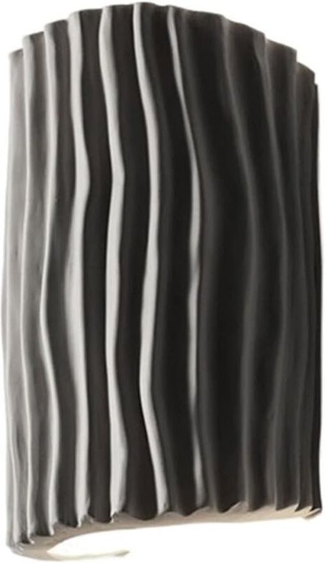 Wandlampe, kreative Wandleuchter aus Kunstharz, gewellte Wandleuchter, G9-Lichtquelle, geeignet für Schlafzimmer, Wohnzi...