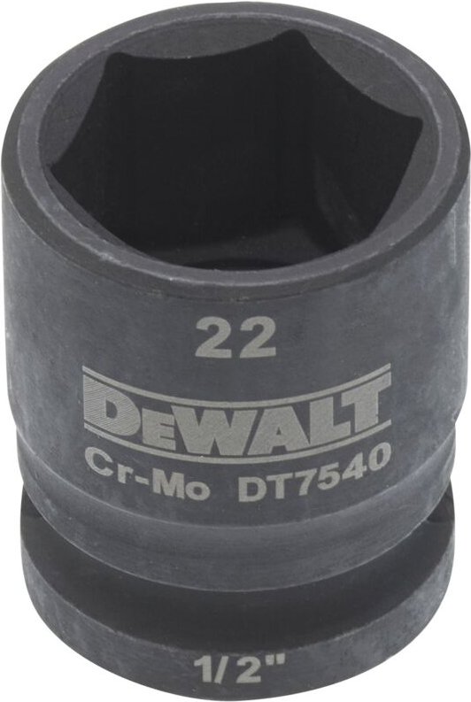 Steckschlüssel kurz 22 mm 1/2 Schlagfest - Dewalt