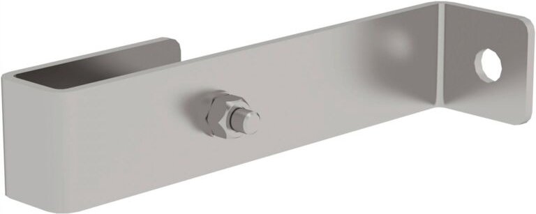 MUNK Wandhalter für Schachtleitern starr 150 mm Edelstahl für GFK-Leiter