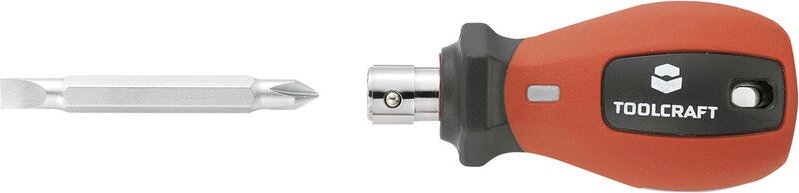 TOOLCRAFT Werkstatt 8 in 1 Schraubendreher mit Wendebit