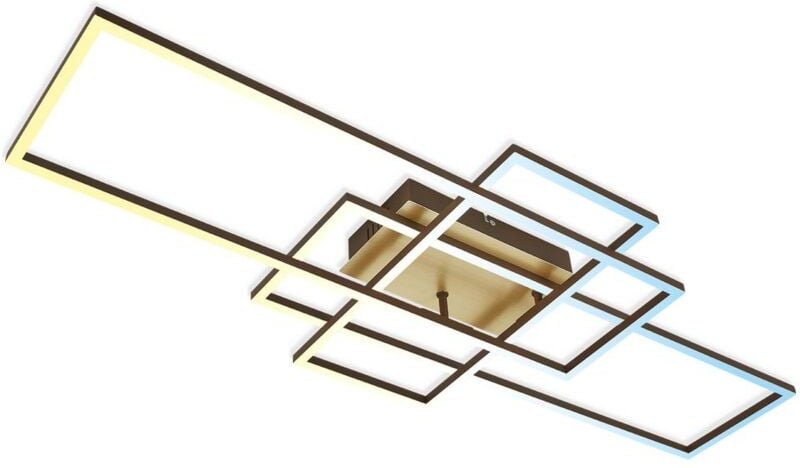 Led Deckenleuchte Fernbedienung cct Nachtlicht schwenkbar 51W gold Briloner