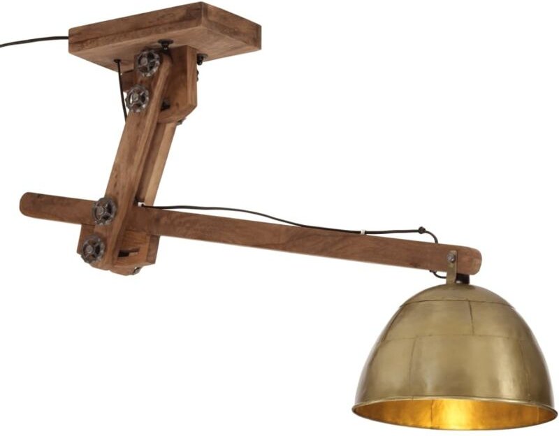 Deckenleuchte 25 W Antik-Messing 105x30x65-108 cm E27 vidaXL