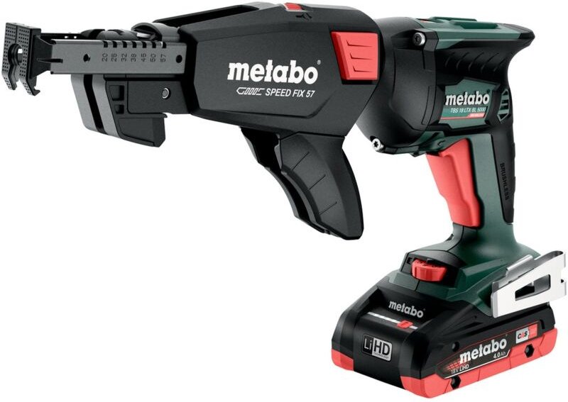 Metabo - Akku-Trockenbauschrauber tbs 18 ltx bl 5000 x 145 l, 18V 2x4Ah LiHD + asc 55