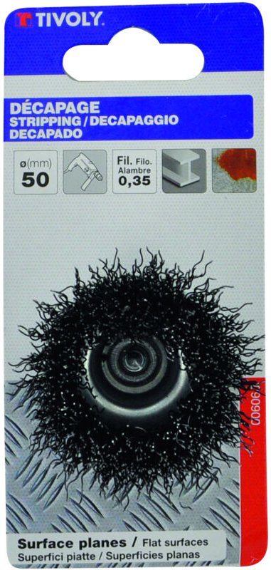 TIVOLY Metallbohrer-Topfbürste, Durchm. 50 mm TIVOLY