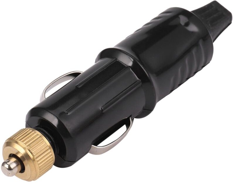 12/24V Ersatz Auto Feuerzeug Steckdose Stecker Adapter Ladegerät + Sicherung Set